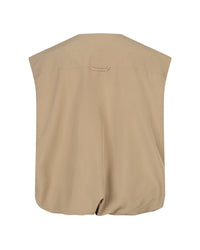 Red Button Ivy Sleeveless Gathering - Fifi & Moose BoutiqueFifi & Moose BoutiqueFifi & Moose BoutiqueClothing