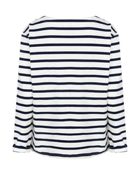 Red Button Terry Stripe Long Sleeve Top - Fifi & Moose BoutiqueFifi & Moose BoutiqueFifi & Moose BoutiqueTop