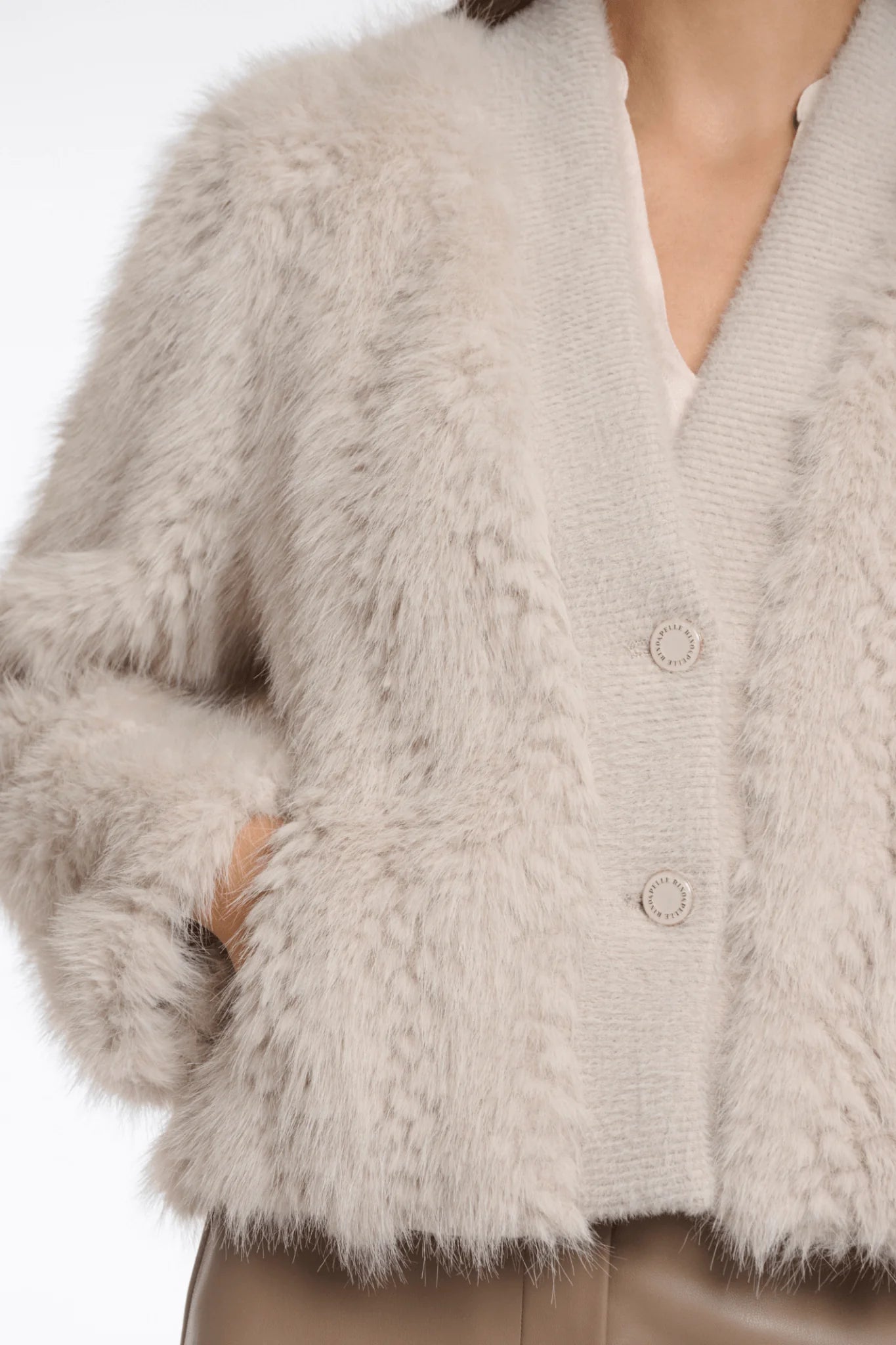 Rino & Pelle Chaimae Short faux fur jacket - Fifi & Moose BoutiqueFifi & MooseFifi & Moose BoutiqueCoats & Jackets