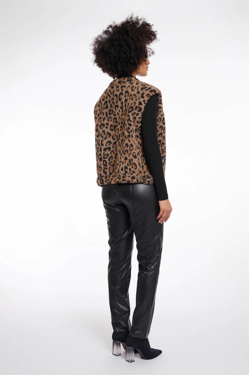 Rino & Pelle Elona Short Waitscoat in Leopard - Fifi & Moose BoutiqueFifi & MooseFifi & Moose BoutiqueClothing