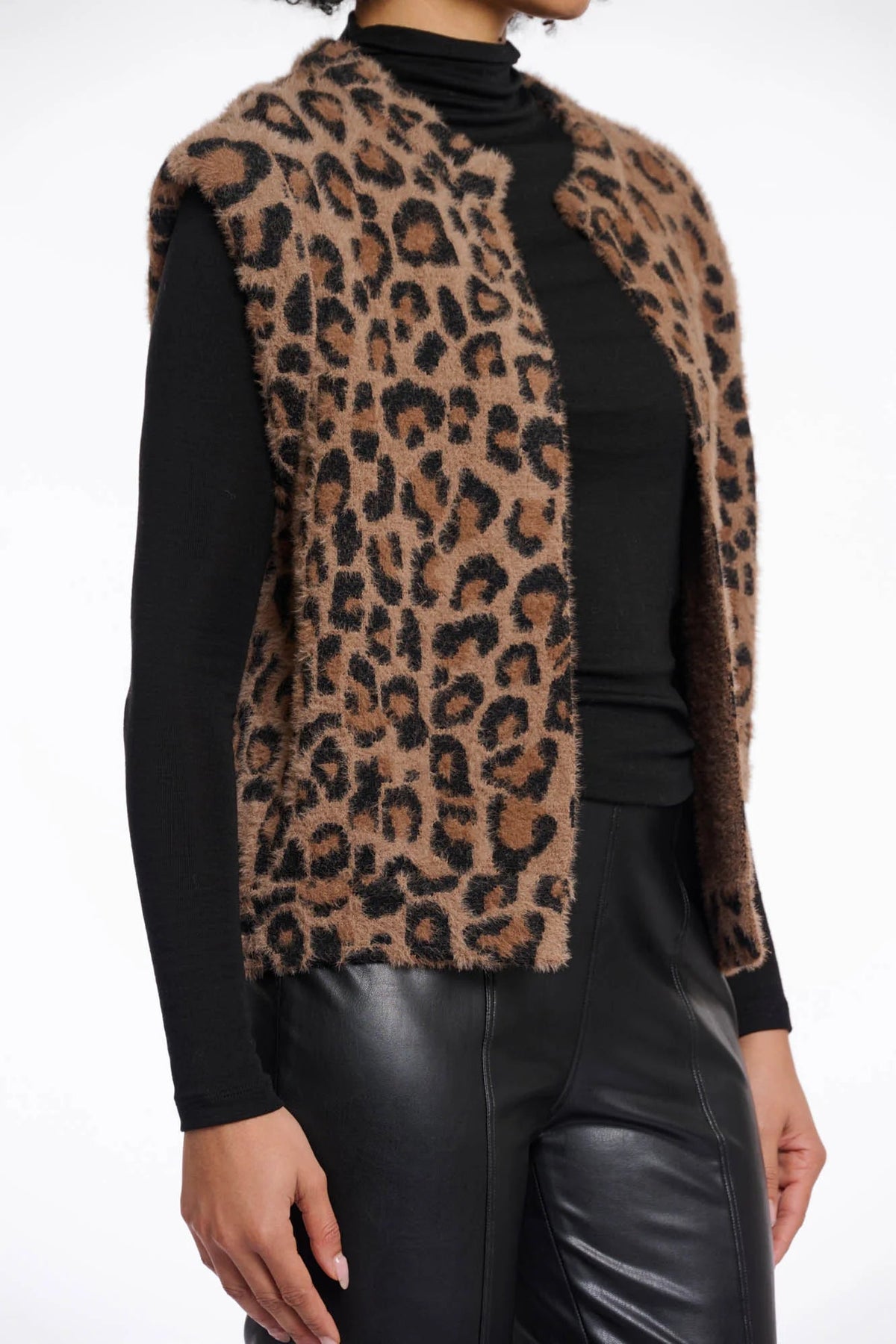 Rino & Pelle Elona Short Waitscoat in Leopard - Fifi & Moose BoutiqueFifi & MooseFifi & Moose BoutiqueClothing