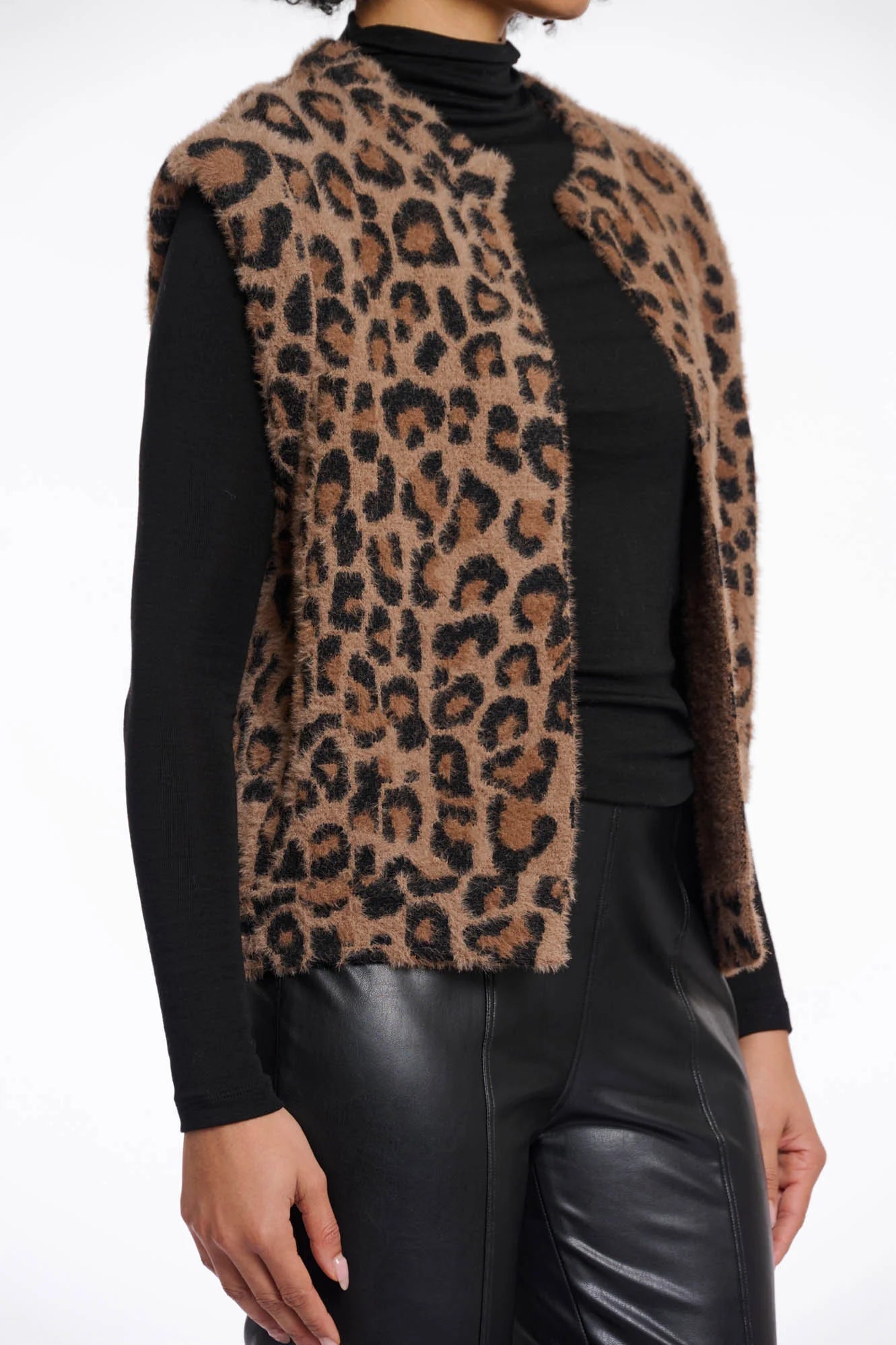 Rino & Pelle Elona Short Waitscoat in Leopard - Fifi & Moose BoutiqueFifi & MooseFifi & Moose BoutiqueClothing