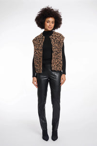 Rino & Pelle Elona Short Waitscoat in Leopard - Fifi & Moose BoutiqueFifi & MooseFifi & Moose BoutiqueClothing