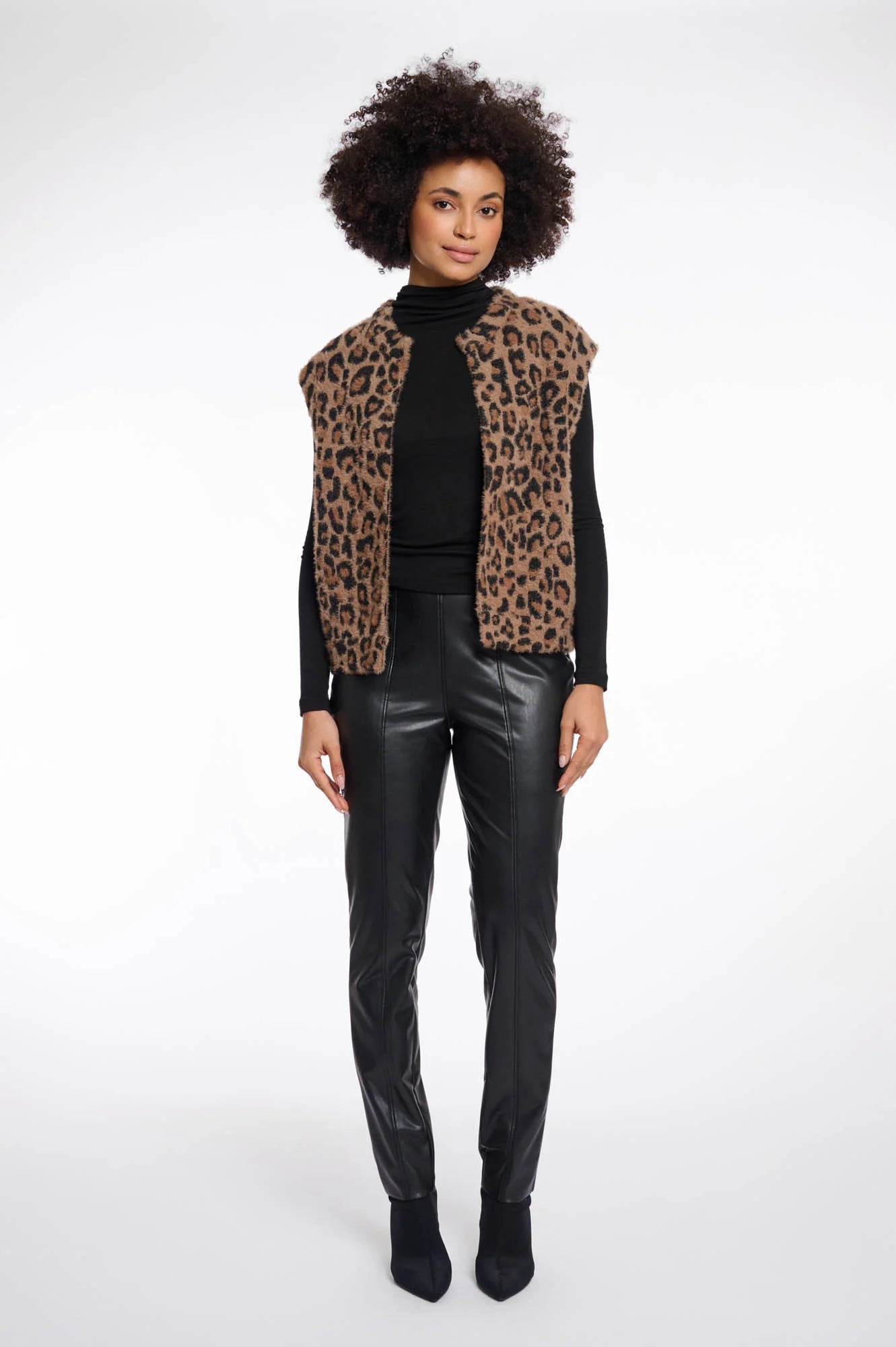 Rino & Pelle Elona Short Waitscoat in Leopard - Fifi & Moose BoutiqueFifi & MooseFifi & Moose BoutiqueClothing