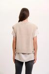 Rino & Pelle Elona Short Waitscoat in Stone - Fifi & Moose BoutiqueFifi & MooseFifi & Moose BoutiqueClothing