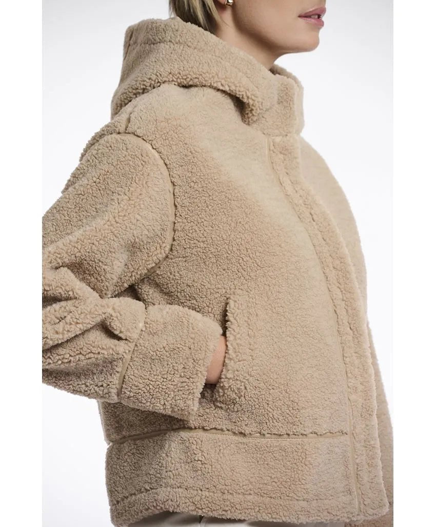 Rino & Pelle Felicia Hooded faux shearling jacket - Fifi & Moose BoutiqueFifi & Moose BoutiqueFifi & Moose BoutiqueCoats & Jackets
