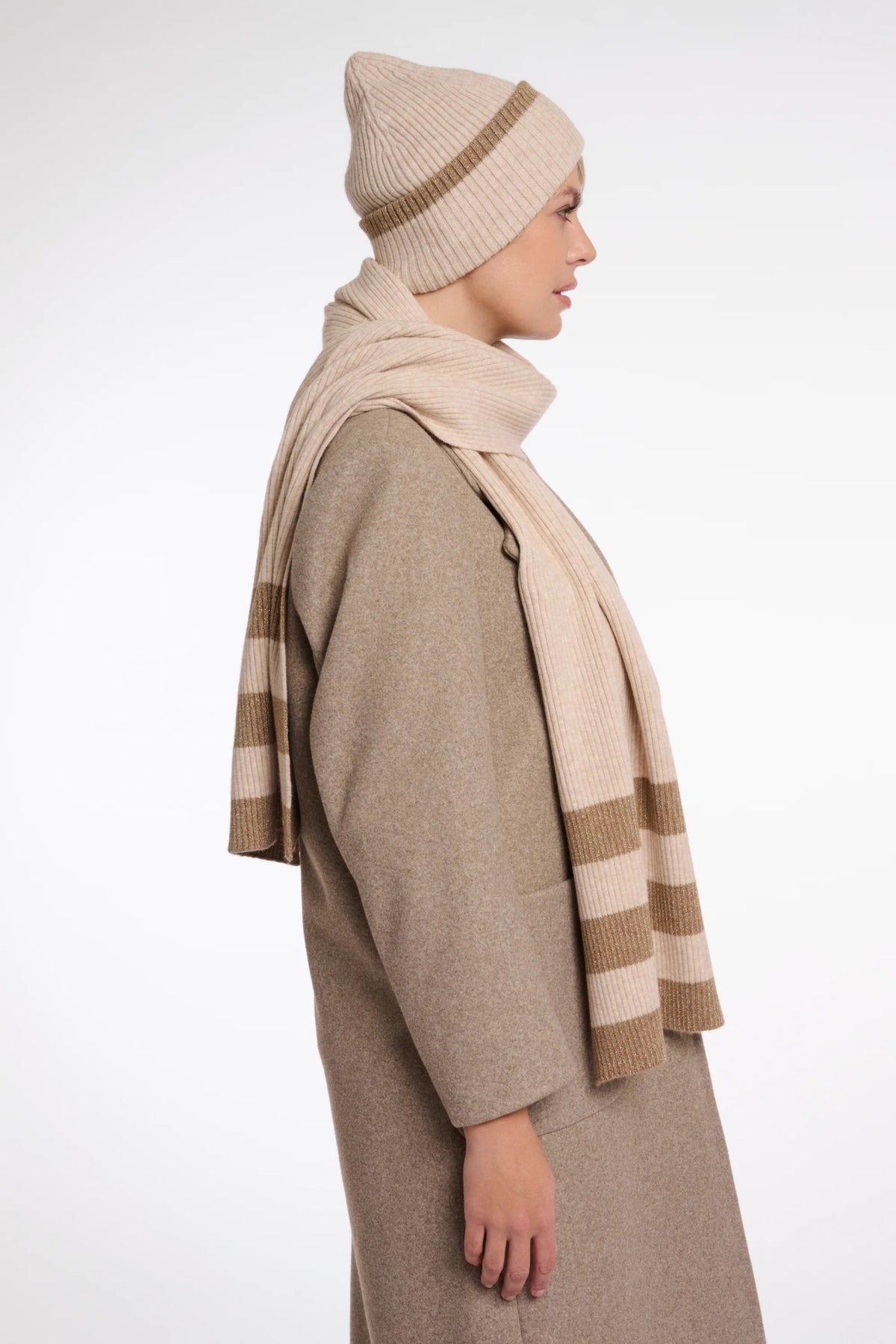 Rino & Pelle Hetty Knitted striped scarf - Fifi & Moose BoutiqueFifi & MooseFifi & Moose BoutiqueScarf