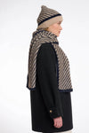 Rino & Pelle Neeltje Knitted scarf Oat Black - Fifi & Moose BoutiqueFifi & MooseFifi & Moose BoutiqueClothing