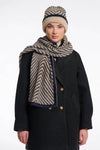 Rino & Pelle Neeltje Knitted scarf Oat Black - Fifi & Moose BoutiqueFifi & MooseFifi & Moose BoutiqueClothing