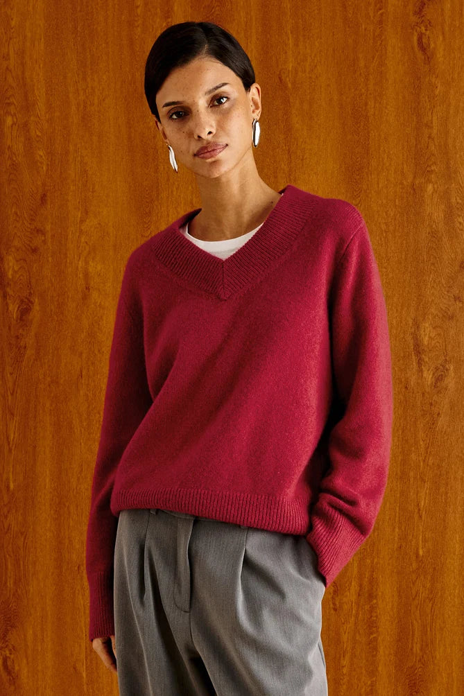 Rails Lidya Knit in Crimson