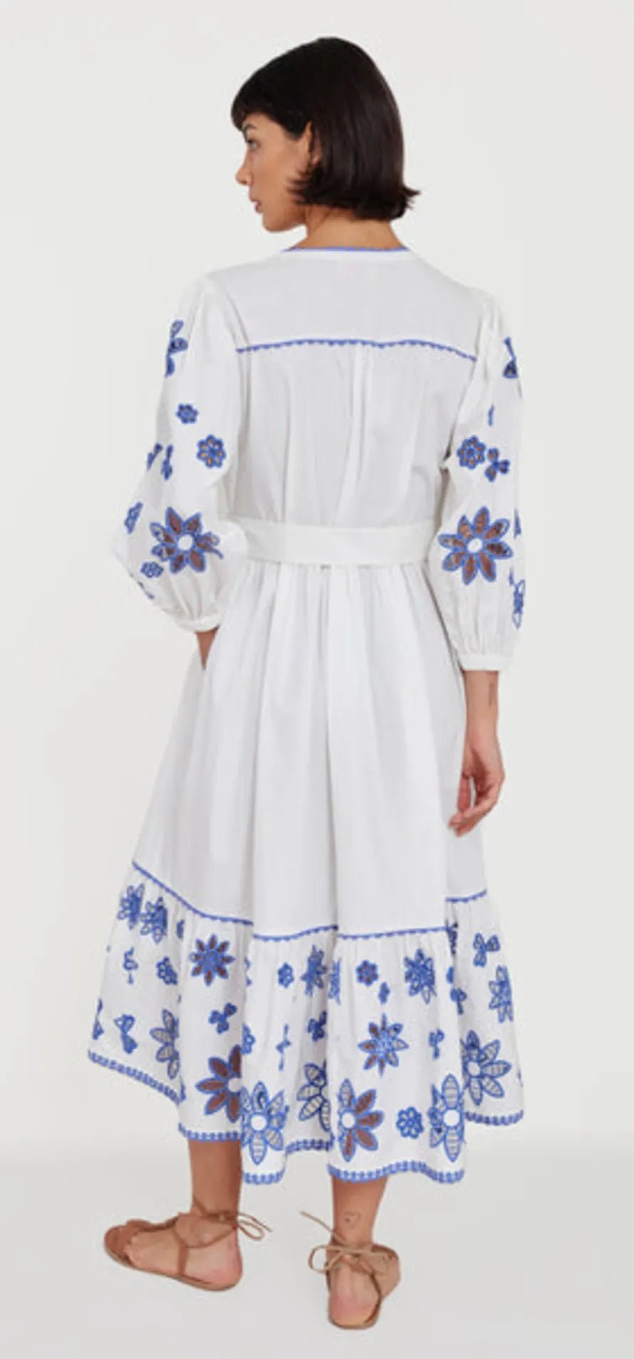 East Heritage Harlow White Organic Cotton Embroidered Dress - Fifi & Moose BoutiqueFifi & Moose BoutiqueFifi & Moose BoutiqueDress