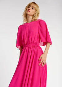 Essentiel Antwerp Dazzers midi-length dress with cape-effect sleeves - Fifi & Moose BoutiqueFifi & MooseFifi & Moose BoutiqueDress