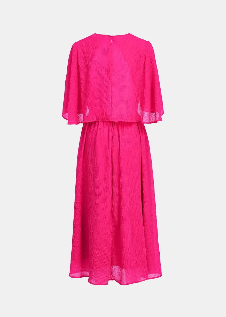 Essentiel Antwerp Dazzers midi-length dress with cape-effect sleeves - Fifi & Moose BoutiqueFifi & MooseFifi & Moose BoutiqueDress