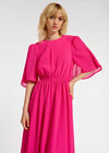 Essentiel Antwerp Dazzers midi-length dress with cape-effect sleeves - Fifi & Moose BoutiqueFifi & MooseFifi & Moose BoutiqueDress