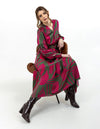 FeeG WILLOW-LONG PRINTED DRESS With Belt - Fifi & Moose BoutiqueFifi & MooseFifi & Moose BoutiqueDresses