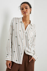 Rails Charli Shirt - Striped Palms - Fifi & Moose BoutiqueFifi & Moose BoutiqueFifi & Moose BoutiqueShirt