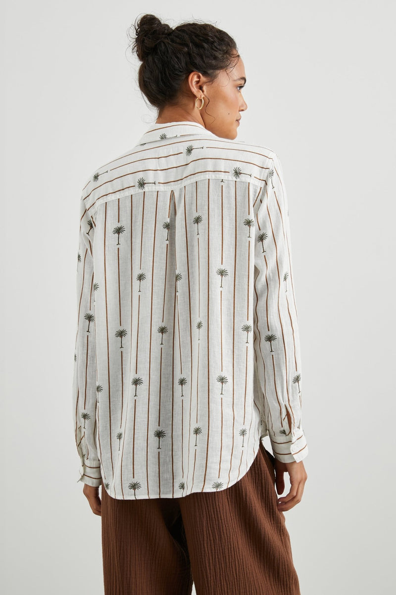Rails Charli Shirt - Striped Palms - Fifi & Moose BoutiqueFifi & Moose BoutiqueFifi & Moose BoutiqueShirt