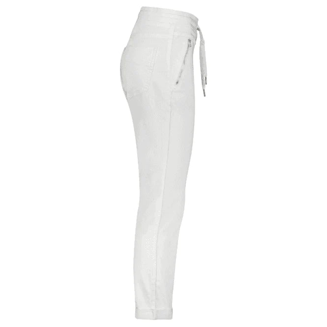 Red Button Tessy Crop Jogger in White - Fifi & Moose BoutiqueFifi & Moose BoutiqueFifi & Moose BoutiqueJeans