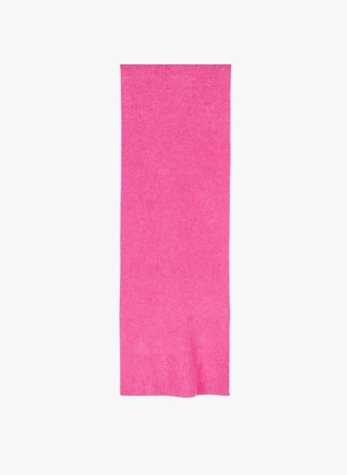 Suncoo Armela Fuchsia Ribbed Scarf - Fifi & Moose BoutiqueFifi & MooseFifi & Moose BoutiqueScarf